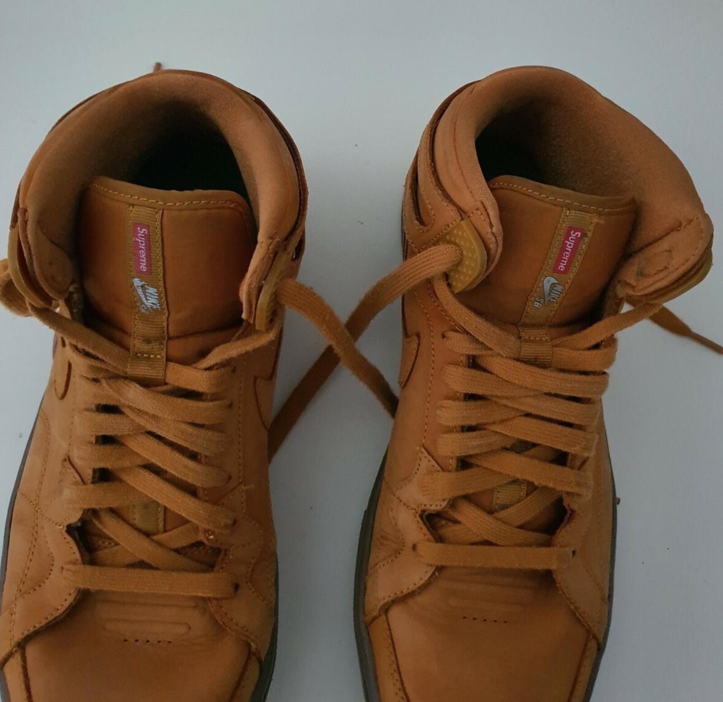 FW11 Supreme x Nike Zoom Air 94 Hi wheat US 10 UK 9 EUR 44 trainers lot  Vintage