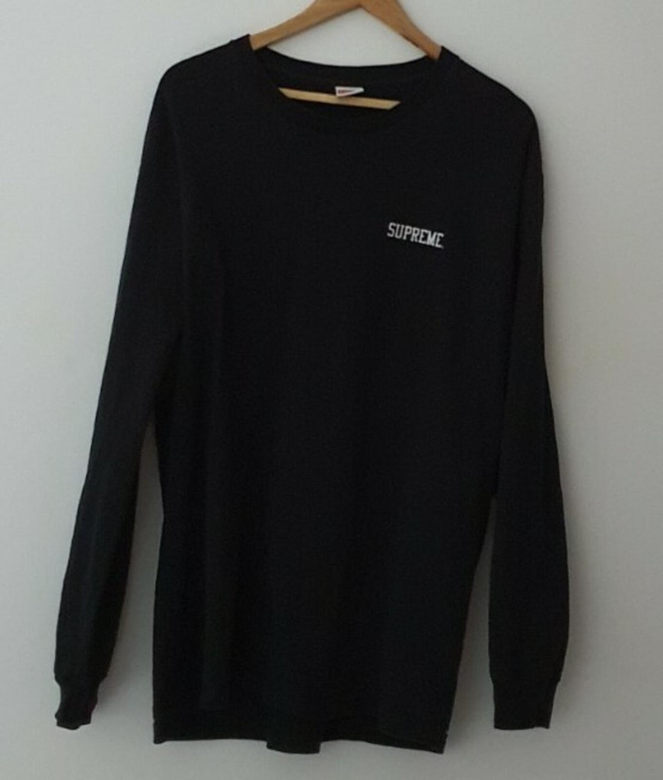 FW16 Supreme Araki Orchid L/S tee black Long sleeve size XL T-shirt