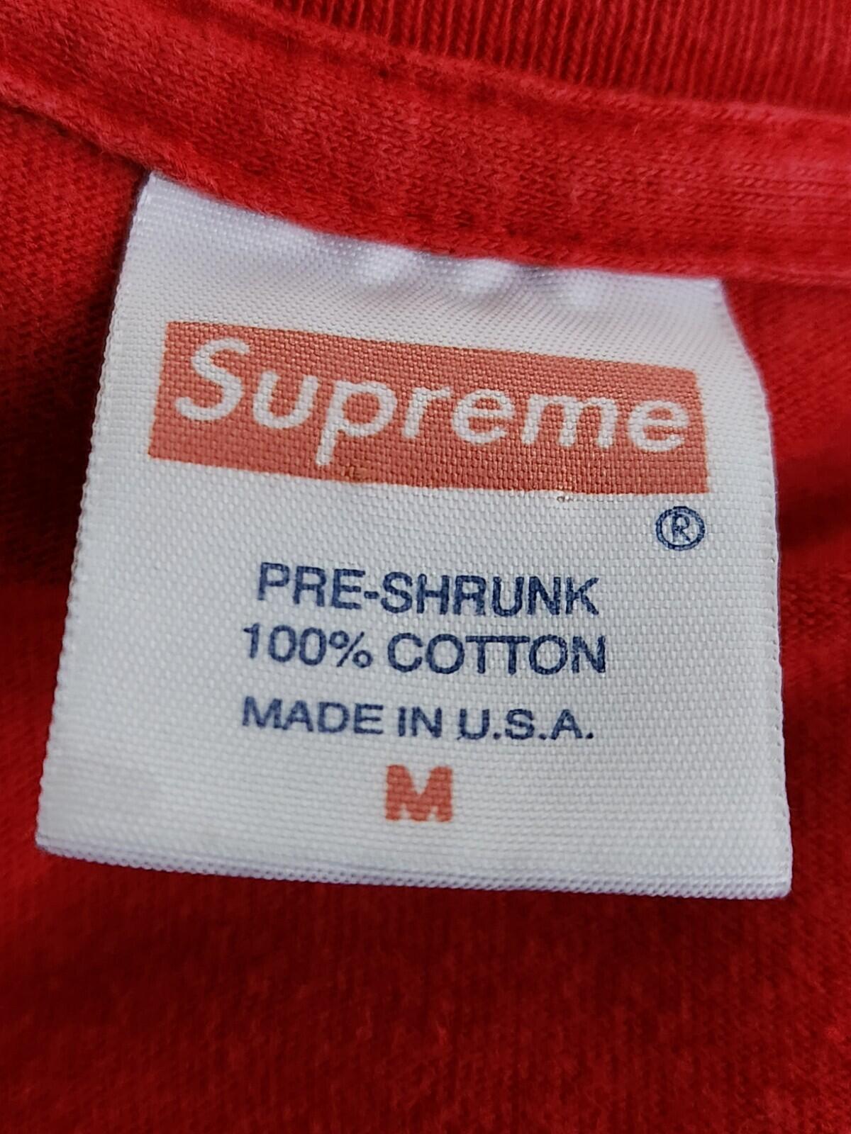 SS15 Supreme Moth L/S tee size M medium Red long sleeve t-shirt Rare Vintage