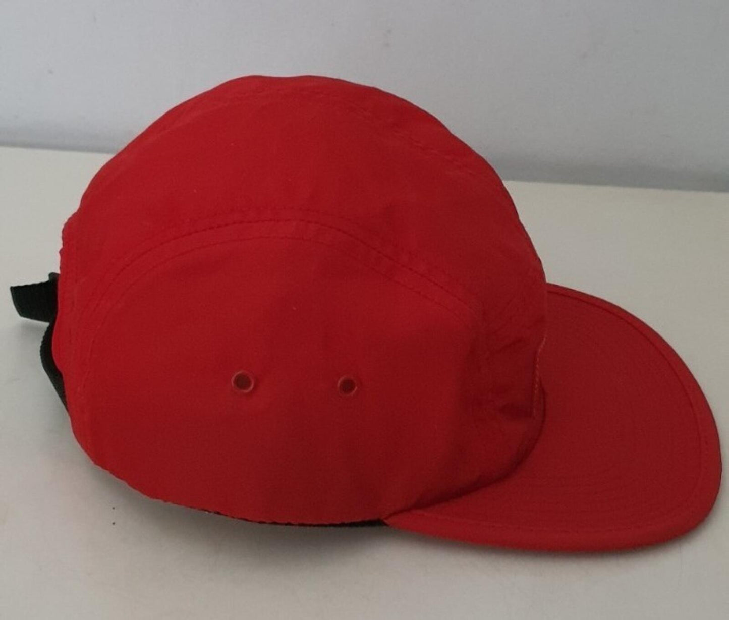 FW18 Supreme Patent Leather Patch Camp Cap Rot