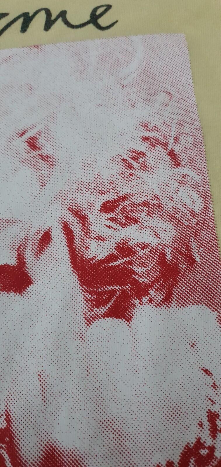 FW18 Supreme Madonna tee t-shirt L large pale yellow