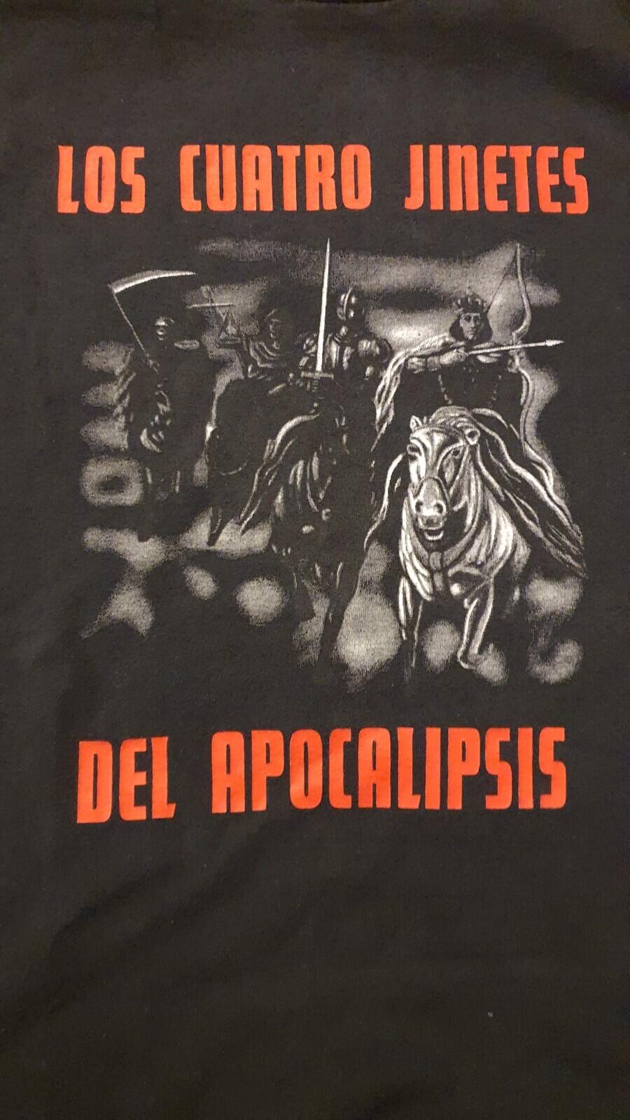 FW05 Supreme Four Horseman tee black T-shirt Los Cuatro Jinetes vintage 2005