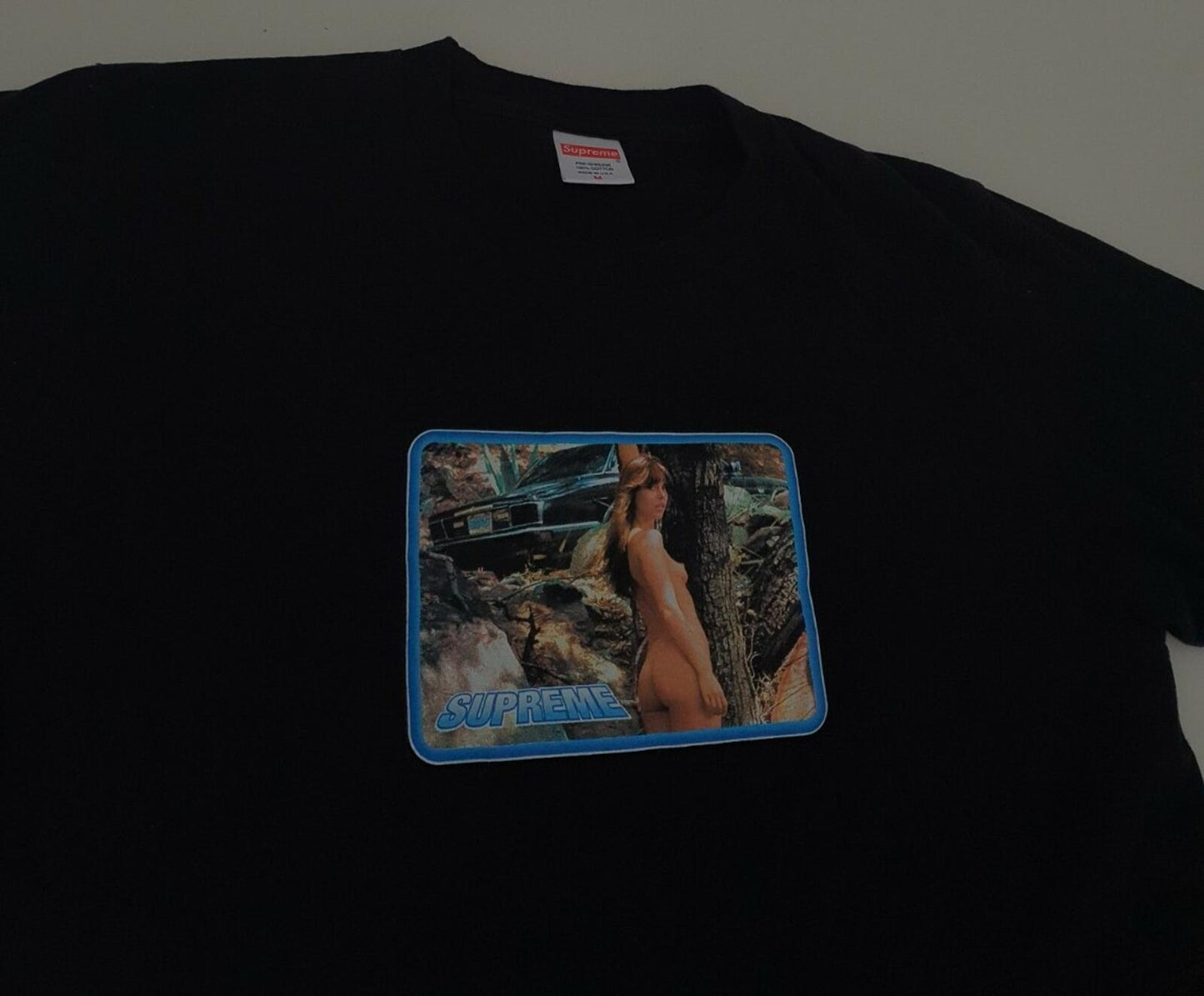 SS17 Supreme Larry Clark Girl Tee talla M mediana camiseta negra