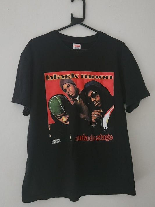 FW22 Supreme Enta Da Stage tee Size M Medium T-shirt Black Moon