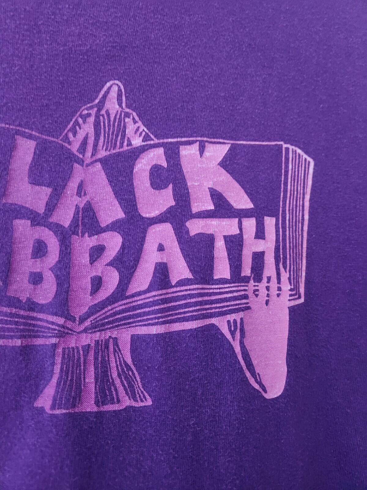 SS16 Supreme x Black Sabbath Tome camiseta talla L Grande camiseta morada Ozzy Osbourne