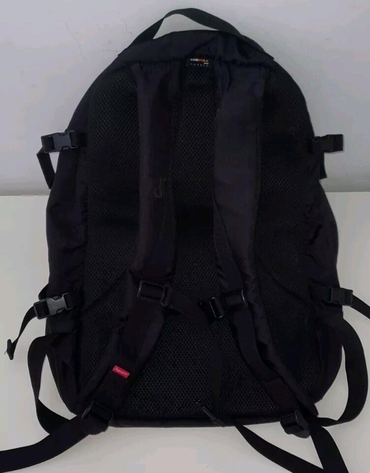 SS19 Supreme Black Backpack Schwarz