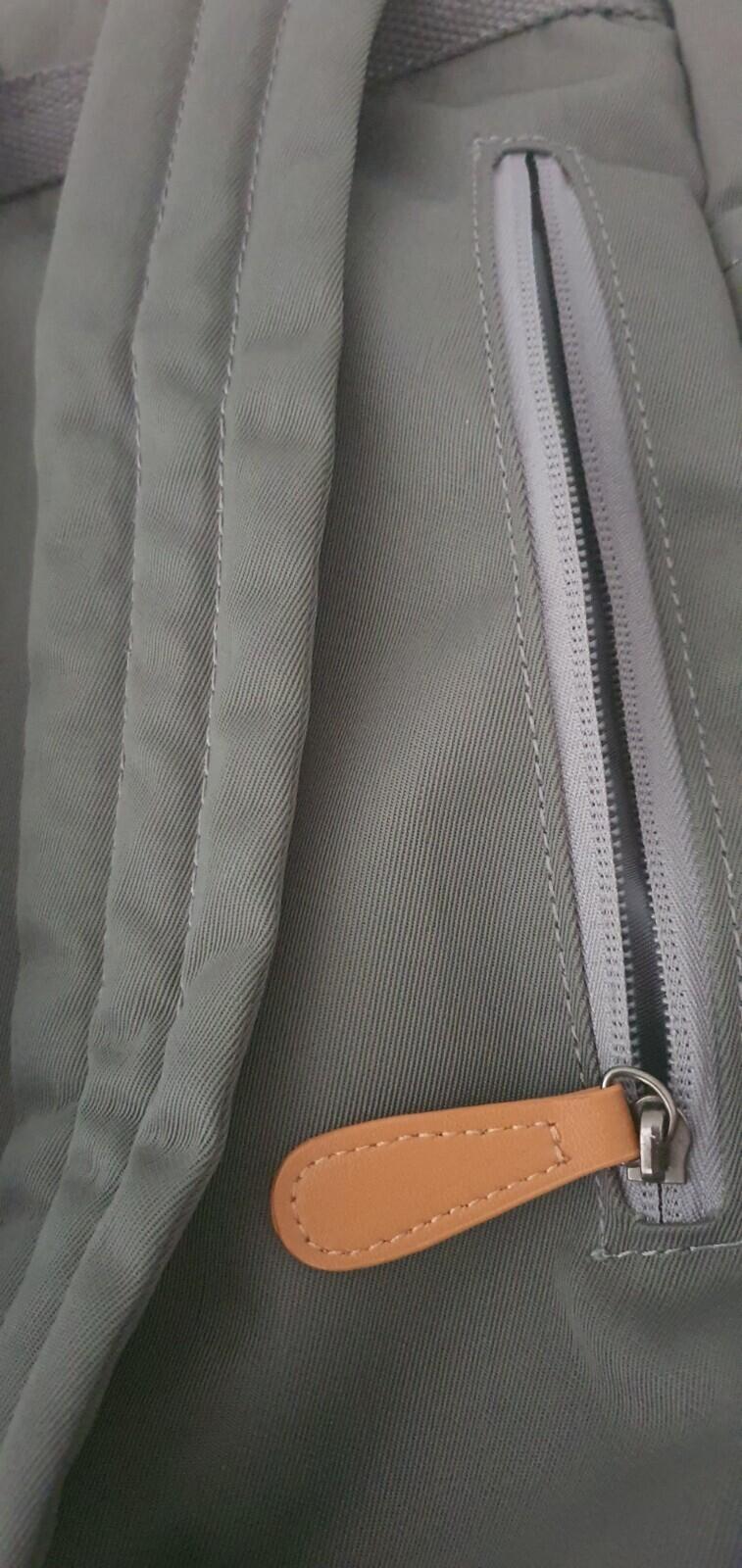 ANTAU Laptop grey Backpack for women girls Stylish College School Waterproof bag
