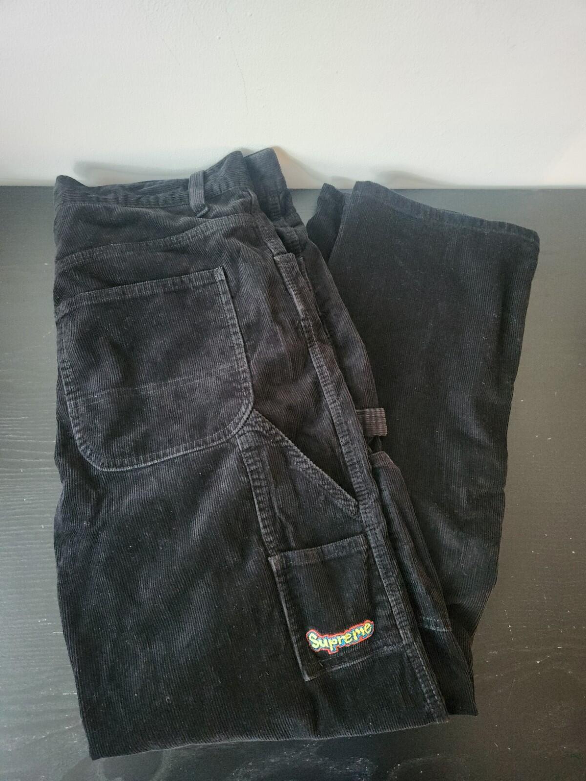 FW18 Supreme Corduroy Painter Pant Black W32 L32 Gonz