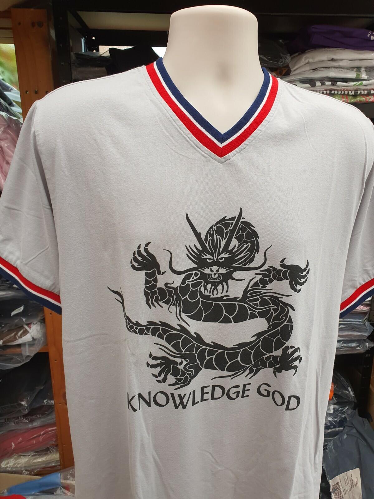 SS18 Supreme Knowledge God Practise Jersey Tee Dusty Blue Size L