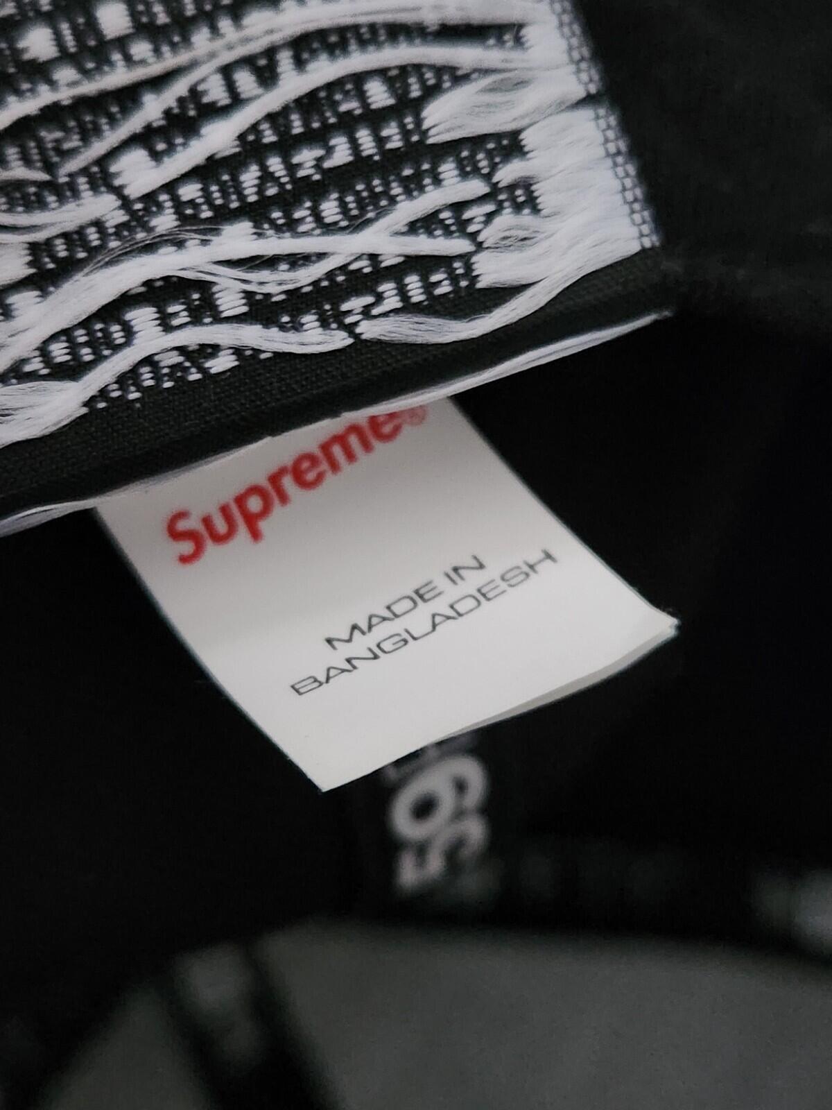SS23 Supreme Script New Era Black Size 7 5/8
