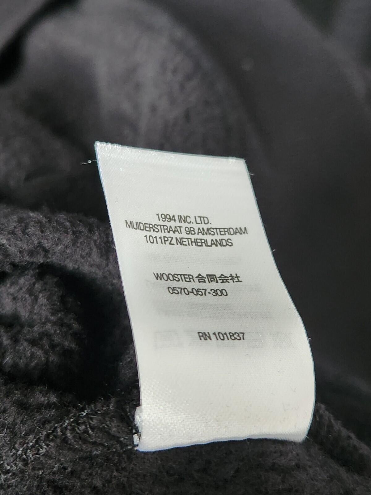 SS22 Supreme Cropped Panels hooded sweatshirt size M medium hoodie Black