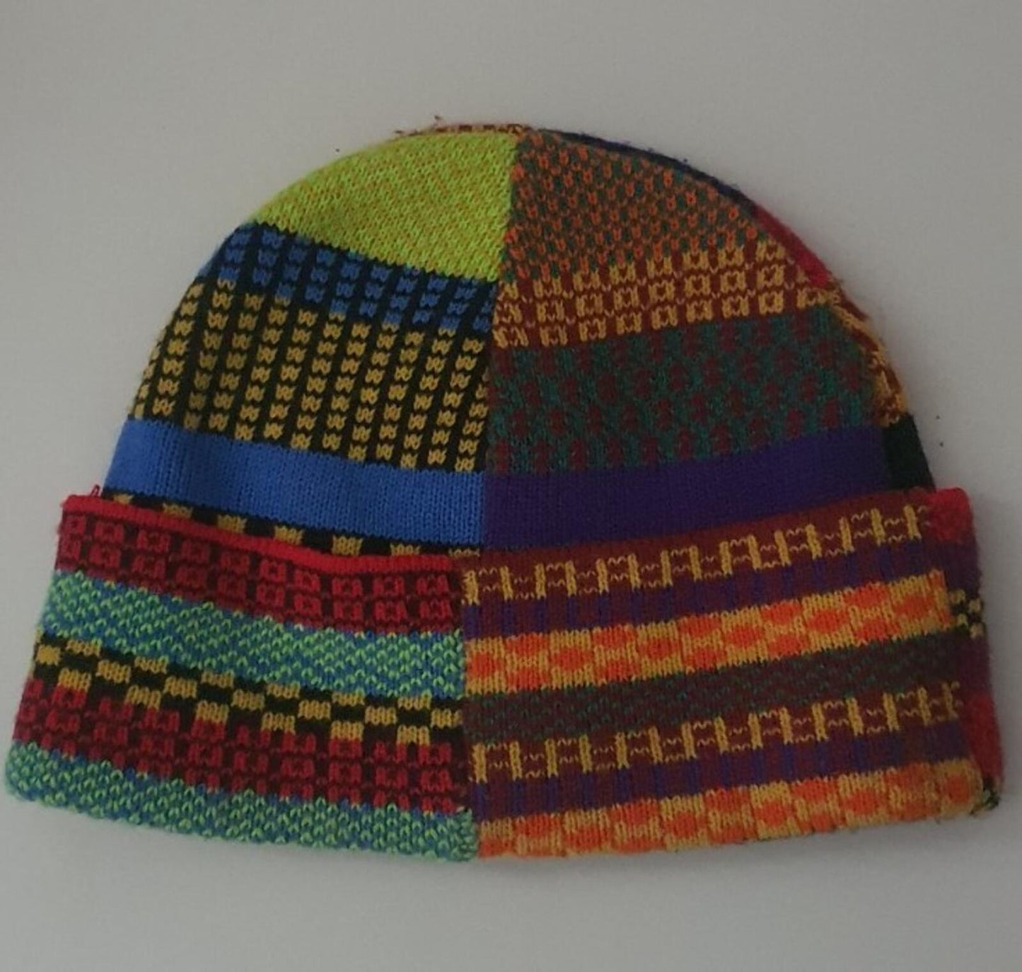 FW20 Supreme Multi Pattern beanie Multicolour Hat Acrylic