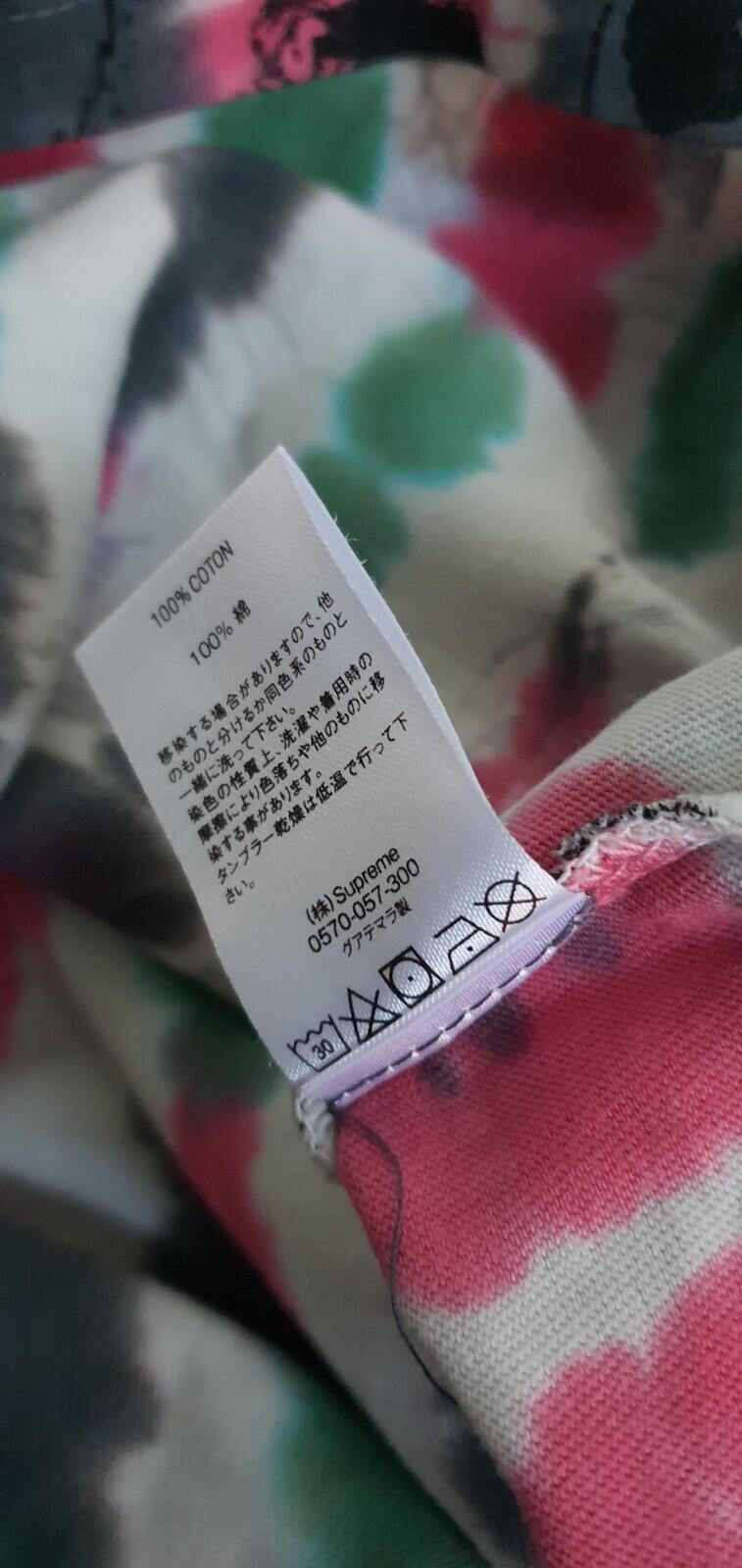 Camiseta de manga larga SS21 Supreme Dyed Bear Talla XL