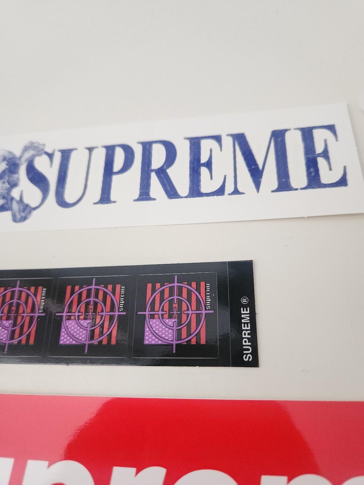 FW25 Supreme Stickers 6x New