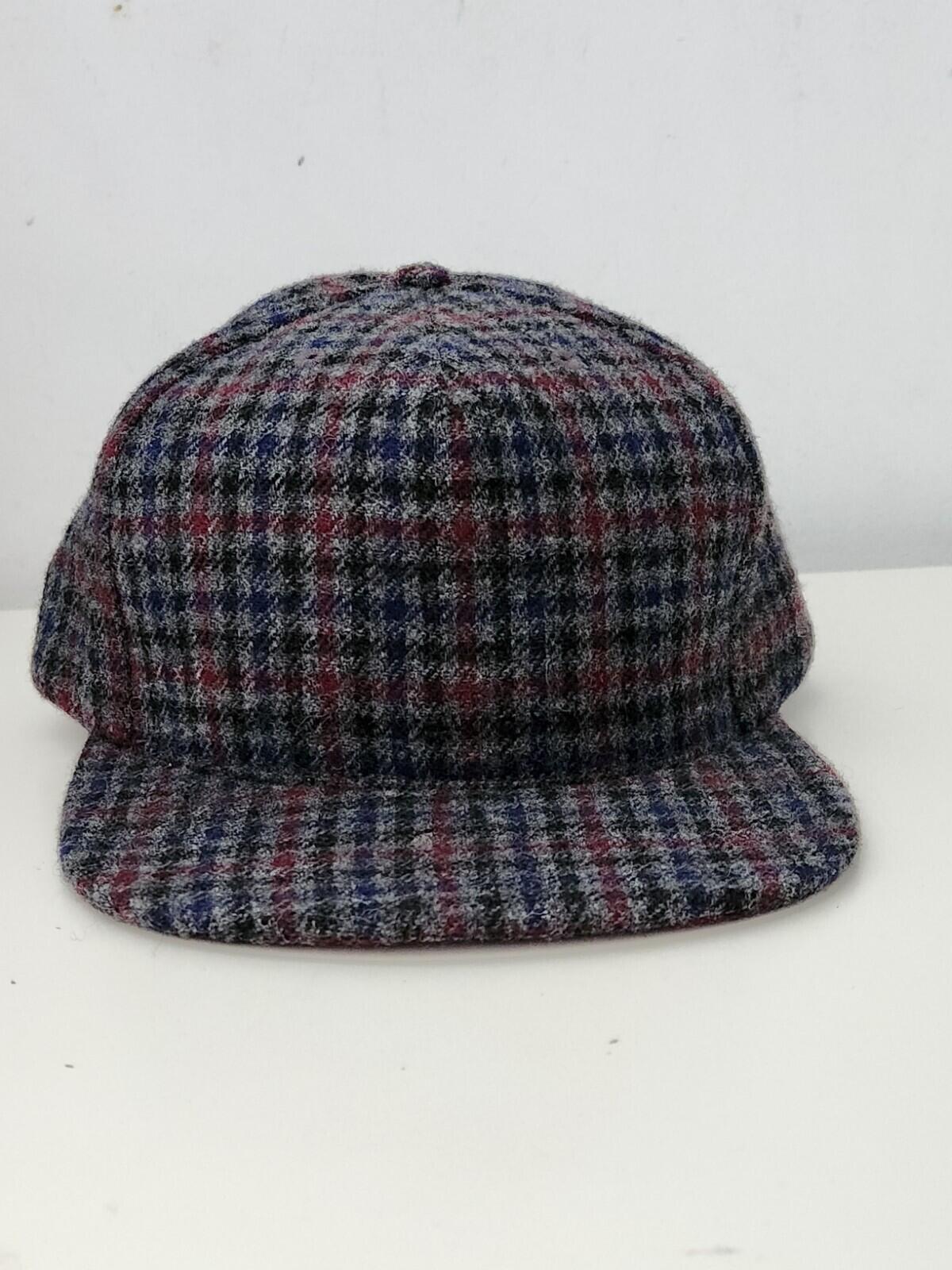 FW14 Supreme Tweed Back Arc  5-panel cap Wool hat Rare Vintage 2014