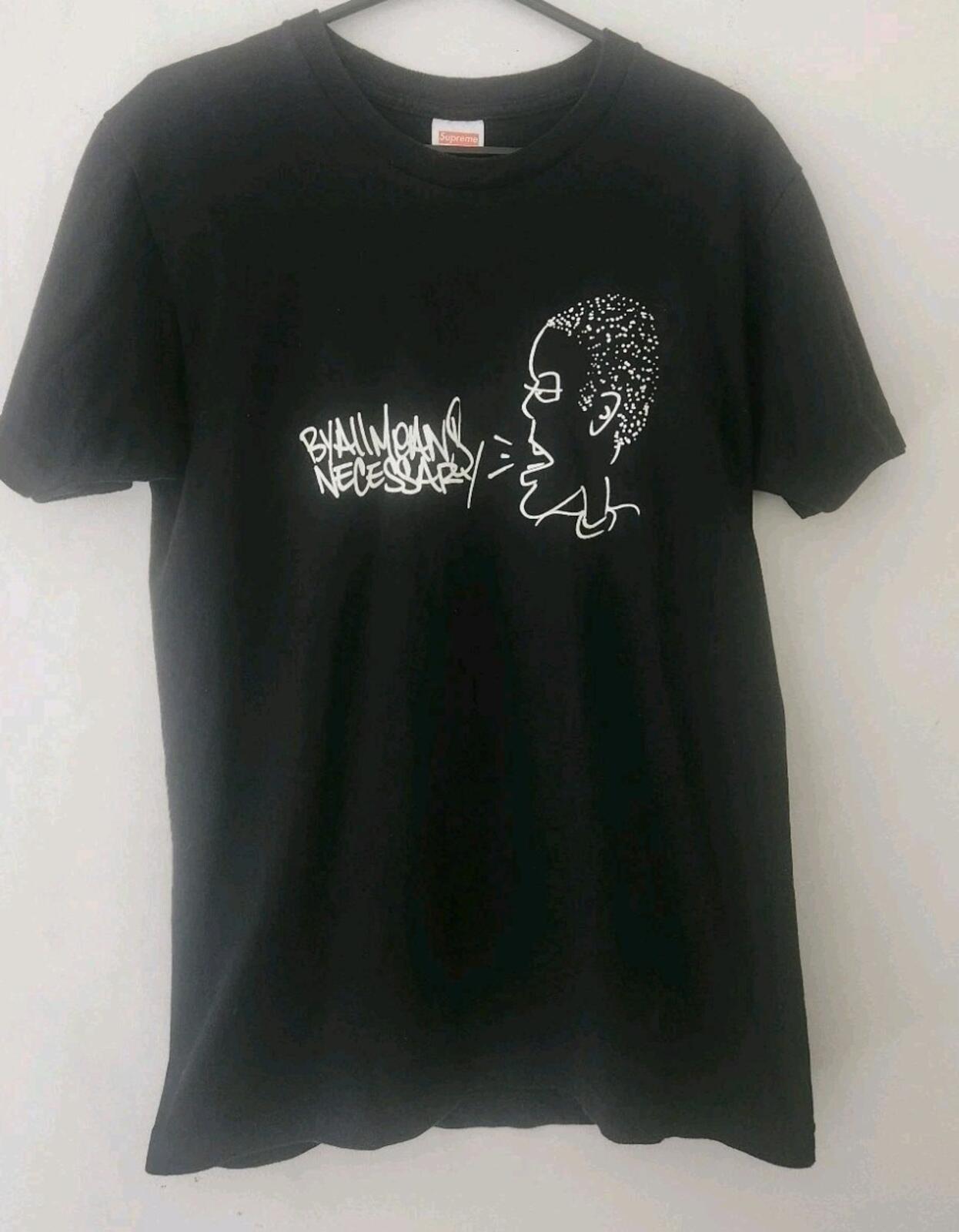 FW14 Supreme x KRS-One All Means Tee Black Size M