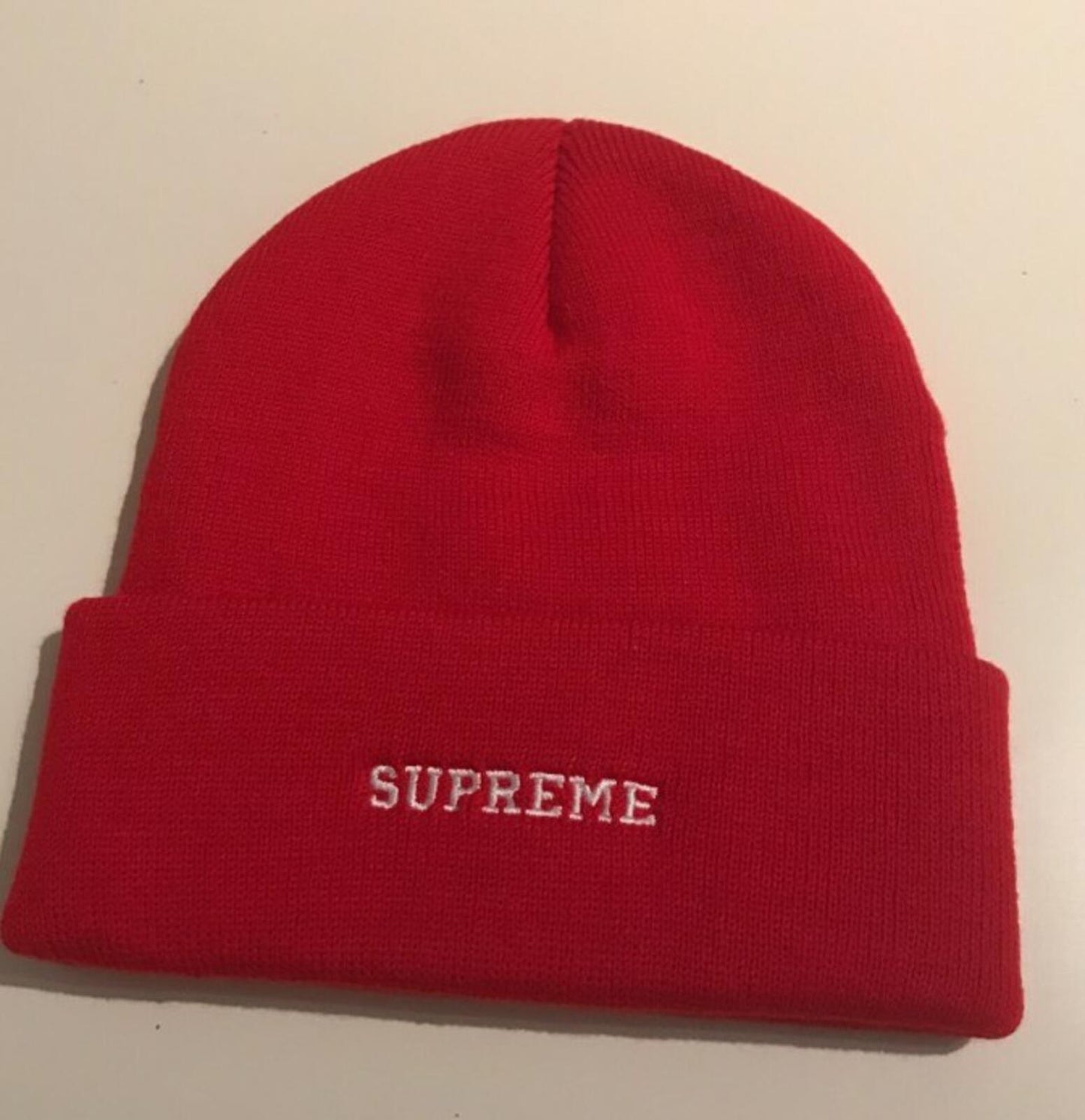 FW16 Supreme Tom & Jerry red beanie Hat