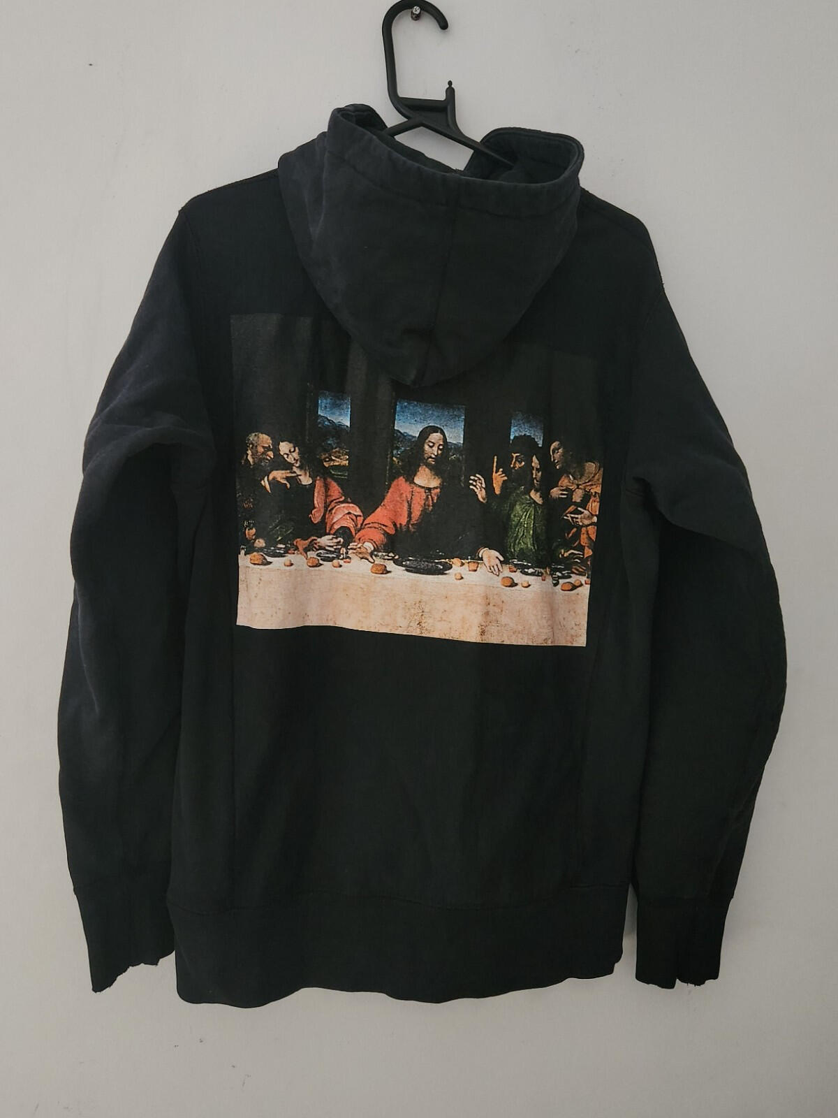 FW12 Supreme Last Supper hooded sweatshirt Black hoodie M Medium 2012 Vintage