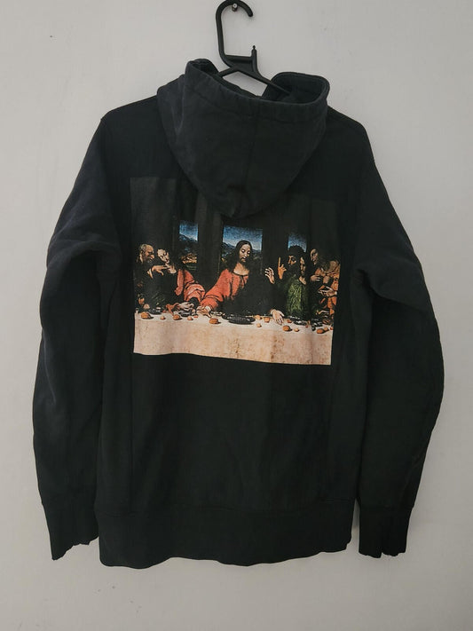 FW12 Supreme Last Supper hooded sweatshirt Black hoodie M Medium 2012 Vintage