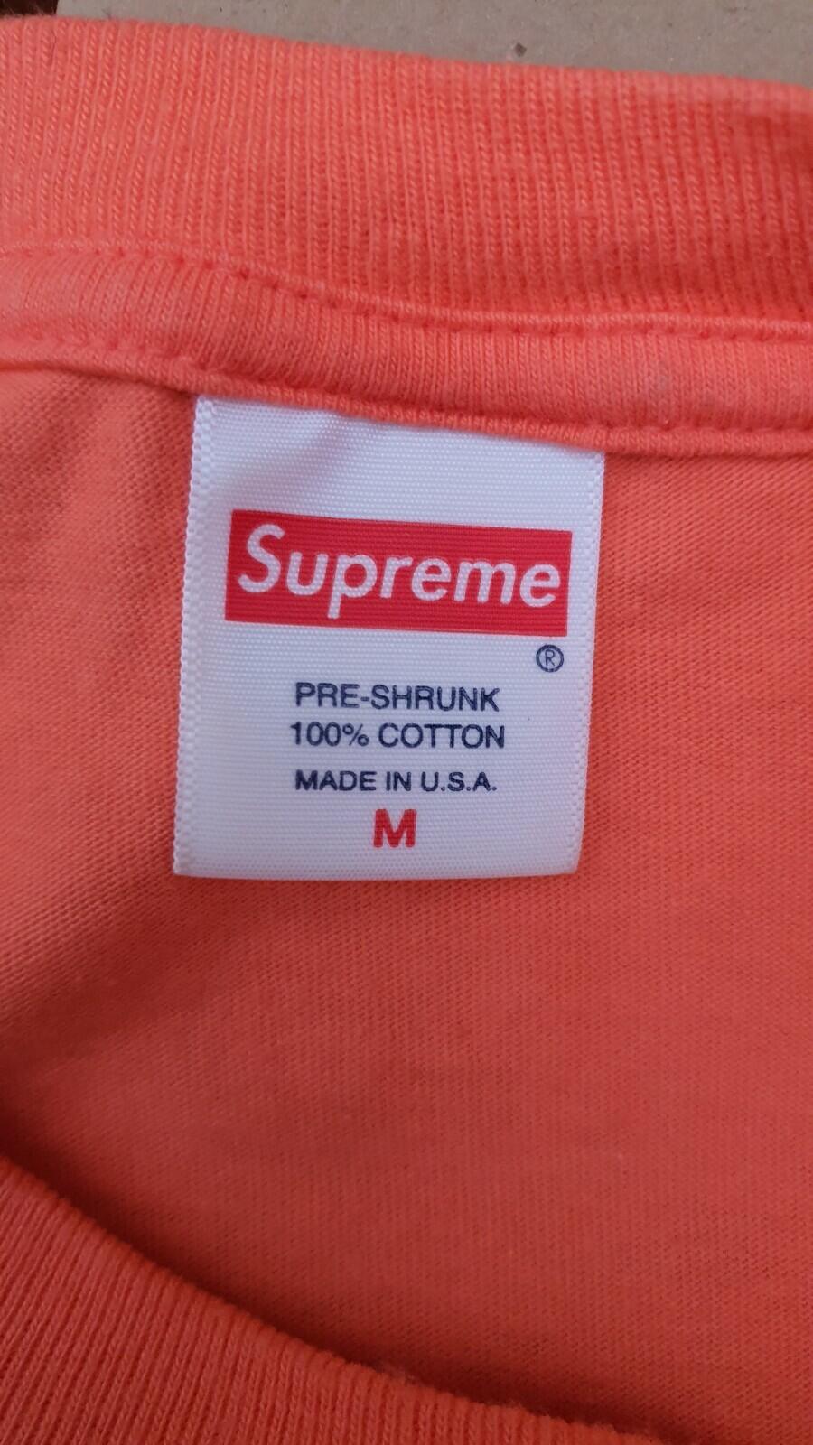 SS19 Supreme Kids Tee Orange Size M