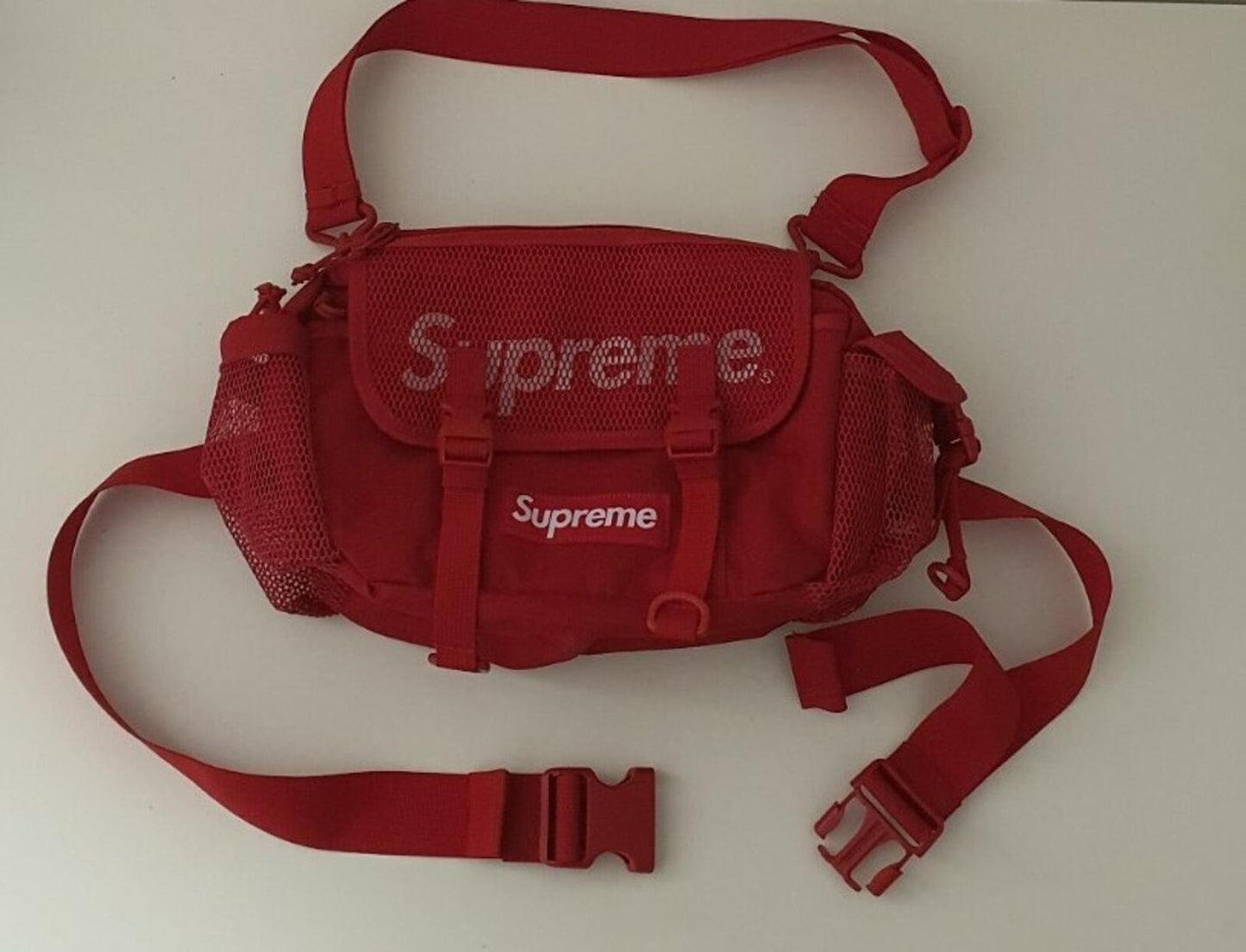SS20 Supreme Waist Bag Dark Red