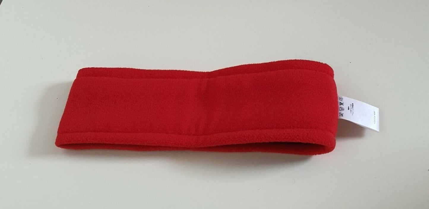 FW16 Supreme New York Fleece Red Headband Accessory