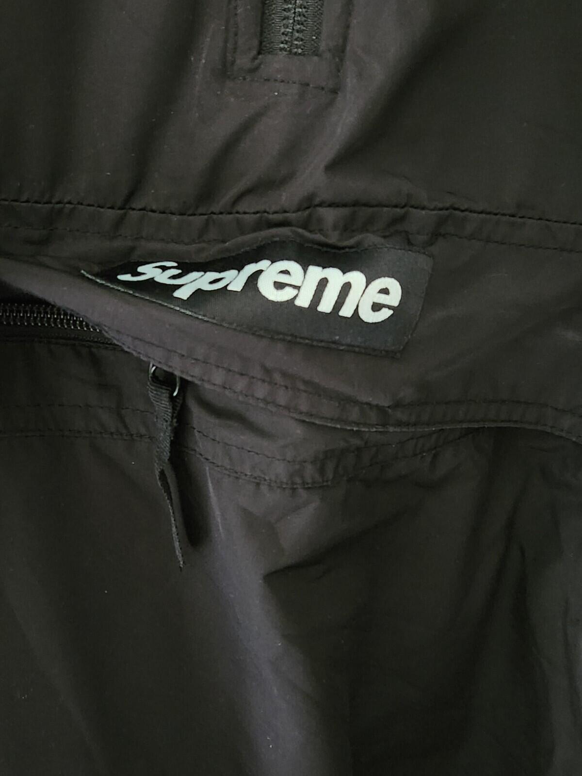 FW15 Supreme Reversible Pullover Puffer Jacket Größe L groß Seltene Jacke Schwarz