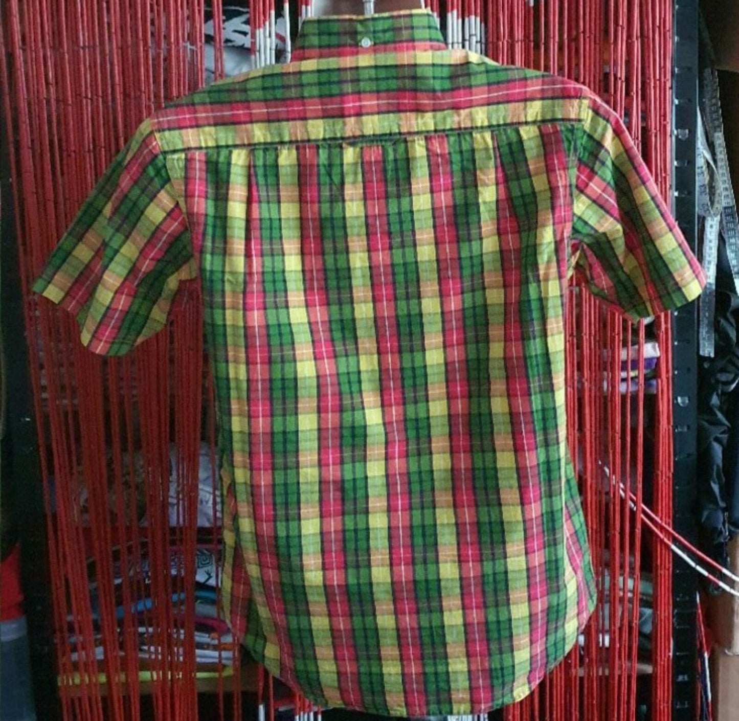 SS10 Supreme Factory Plaid S/S Shirt Multicolor Tartan Size S
