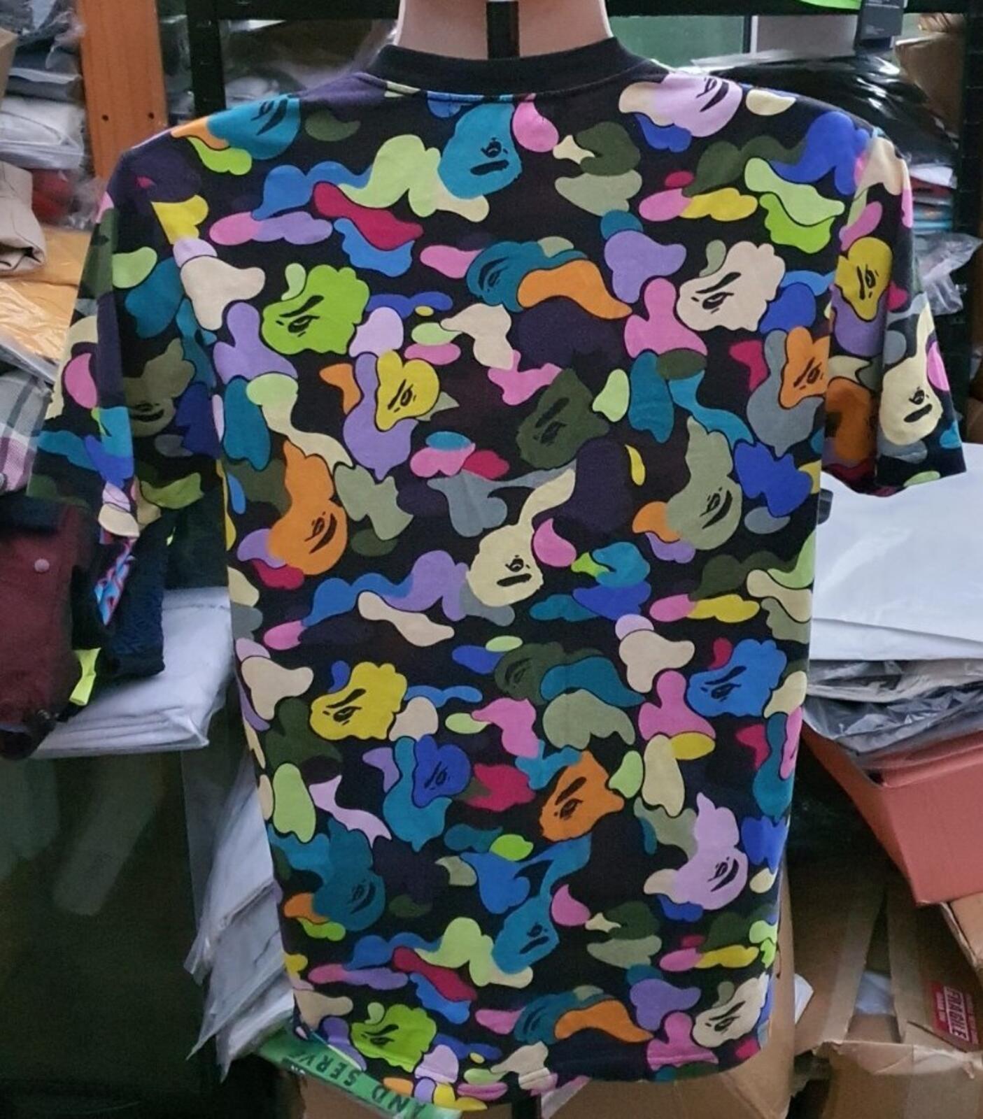 A Bathing Ape Bape Multi Camo Tee size M medium T-shirt BAPE made in Japan