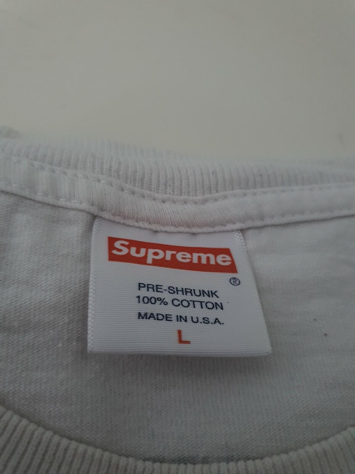 SS08 Supreme Fuc k The Police white Tee size large T-Shirt vintage FTP Very Rare