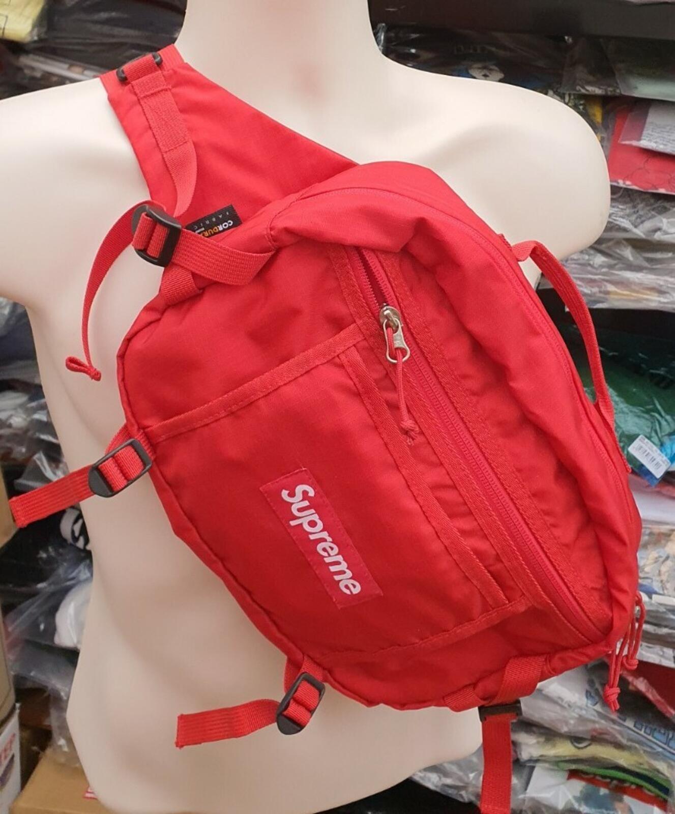 SS16 Supreme Shoulder Waist Bag Red