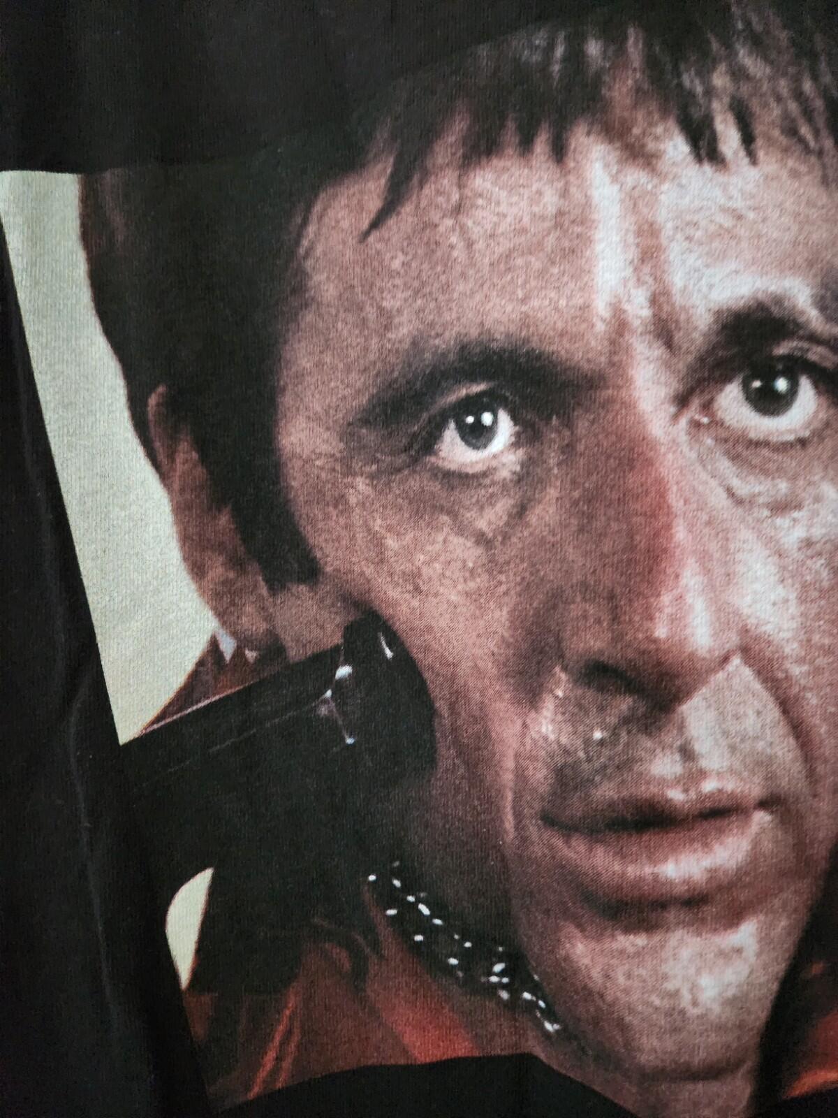 FW17 Supreme x Scarface Shower tee black T-shirt size M medium Tony Montana