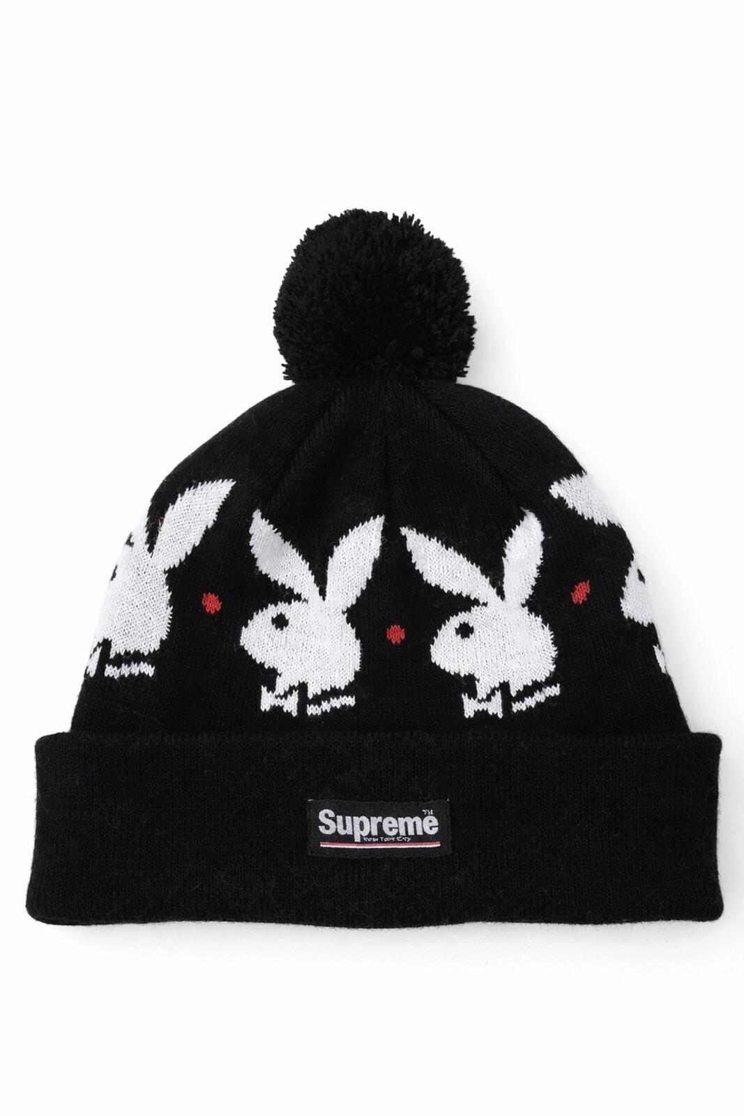 Gorro FW17 Supreme x Playboy Negro