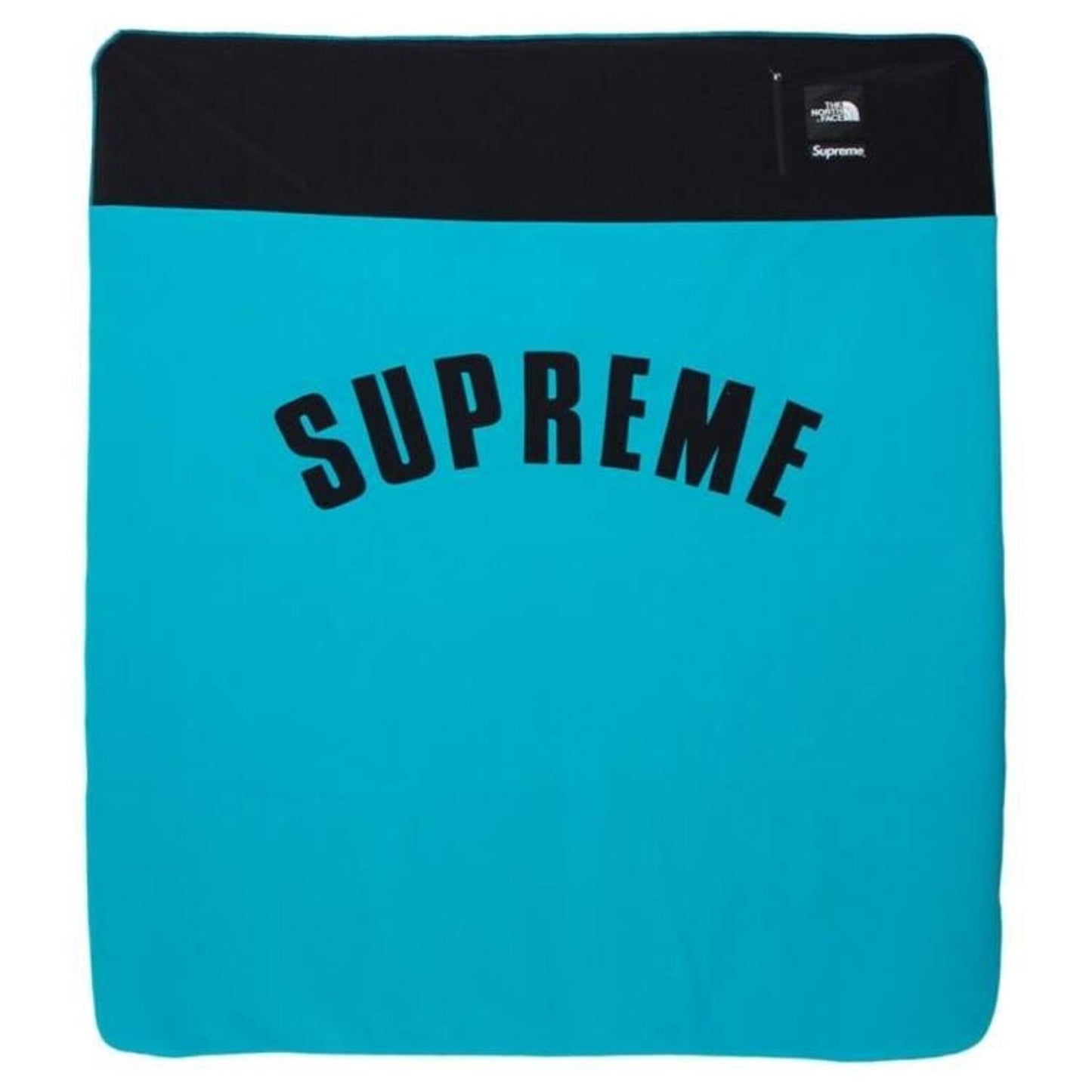SS19 Supreme x The North Face Arc Logo Denali Fleece Blanket Teal TNF