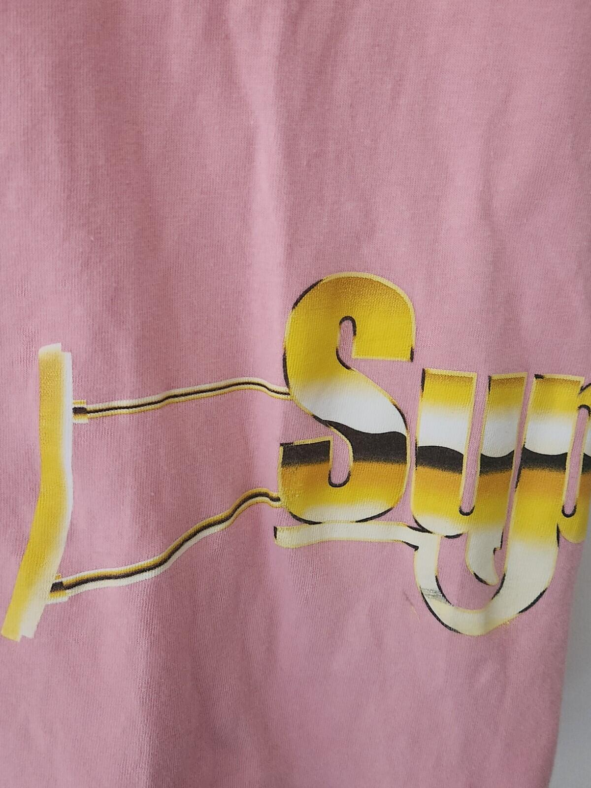 SS17 Supreme Automatic Tee Pink Size L