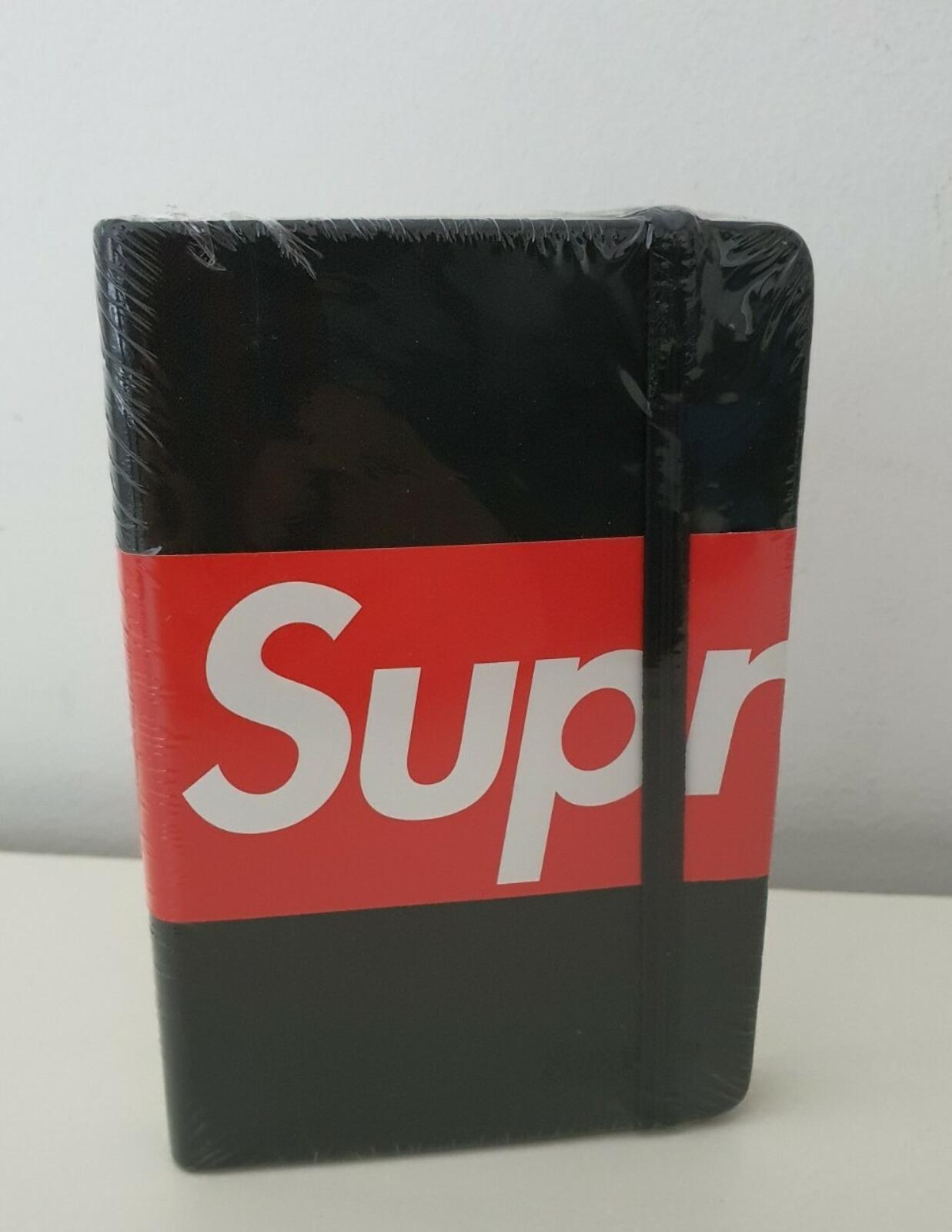 SS10 Supreme black notebook note pad book diaries A6 Vintage rare new Accessory