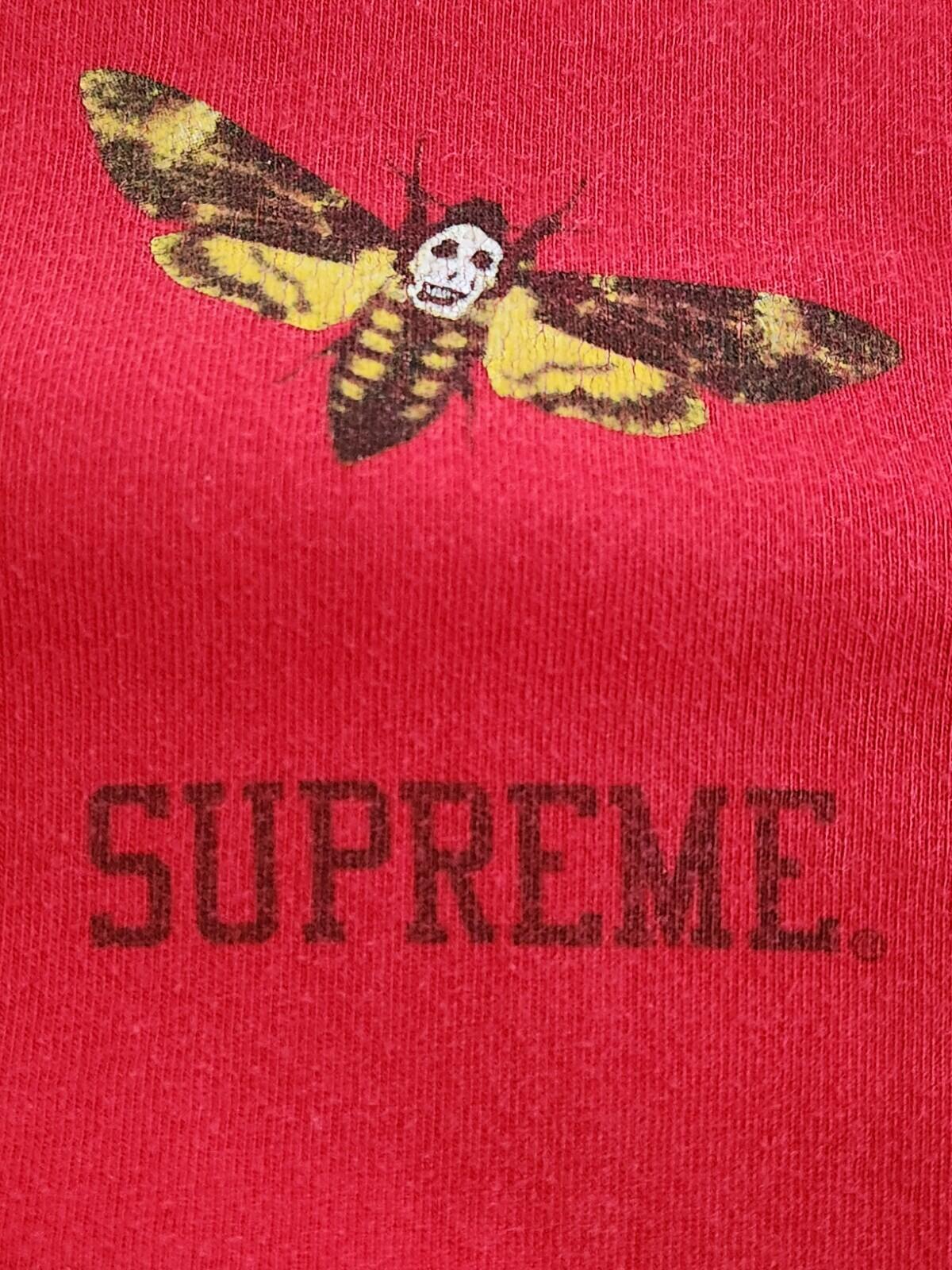 SS15 Supreme Moth L/S tee size M medium Red long sleeve t-shirt Rare Vintage
