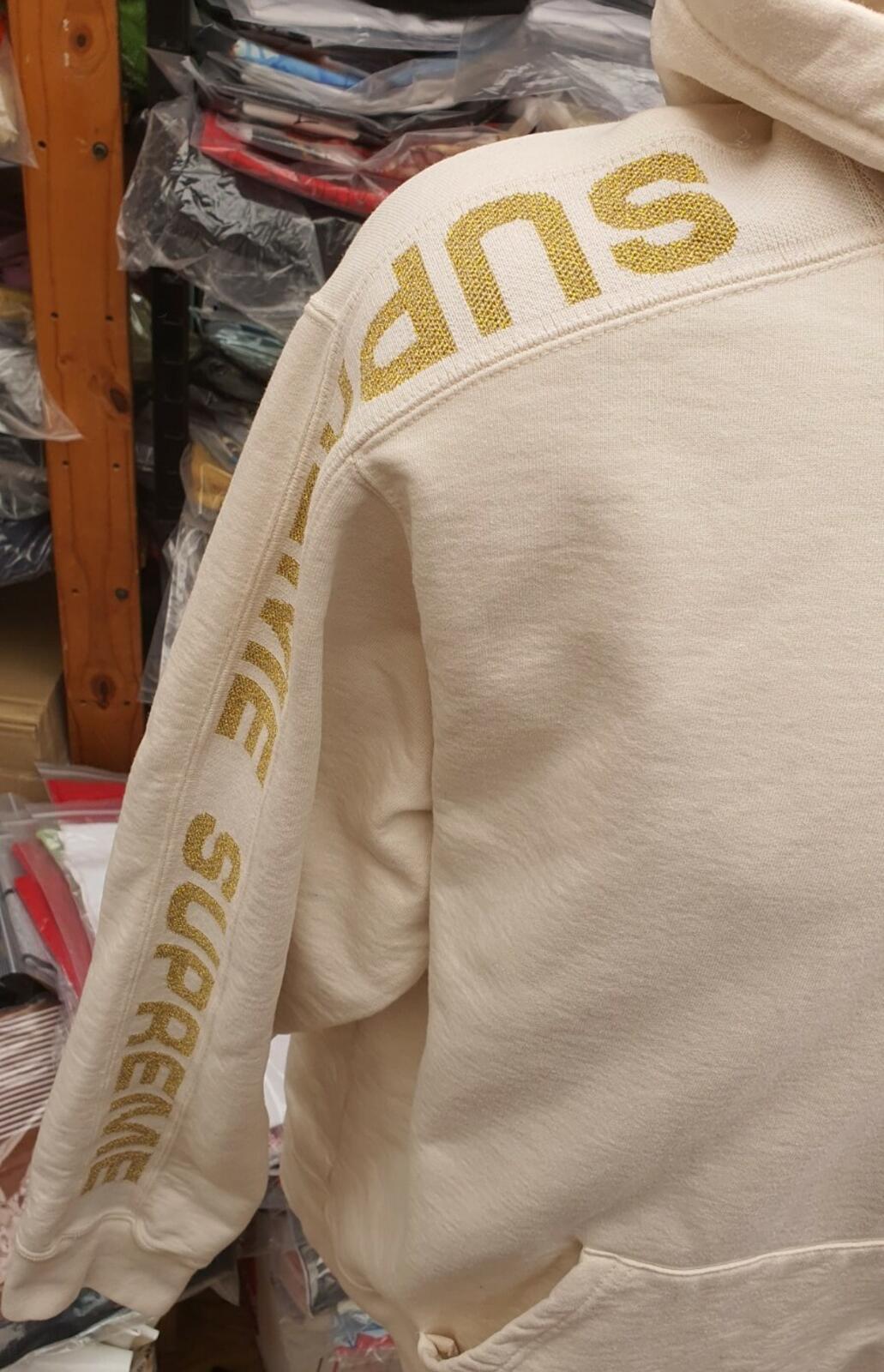 SS20 Supreme Metallic Rib Kapuzenpullover & Jogginghose Set
