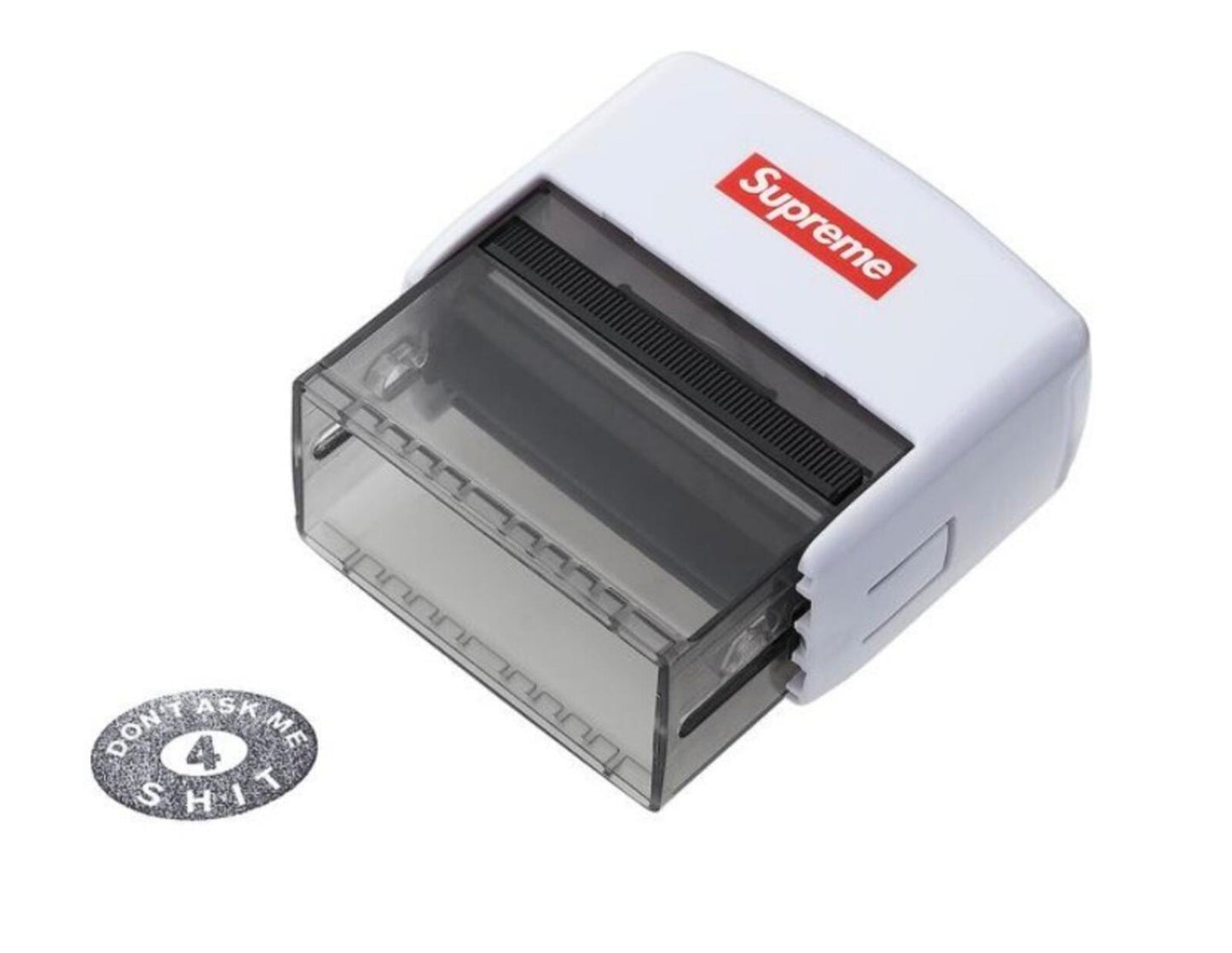 SS18 Supreme Don't Ask Me 4 Shi t stamp New Accessory