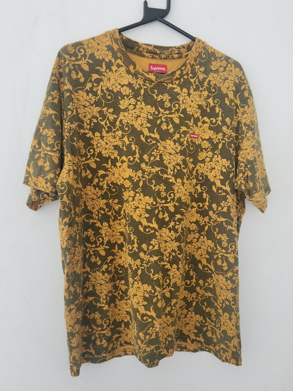 SS20 Supreme Small Box Logo Floral Tee Size L