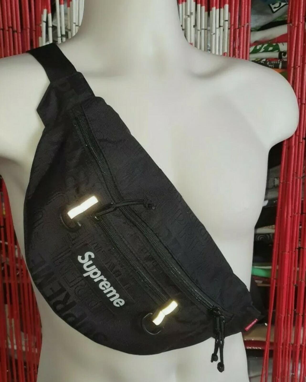SS19 Supreme Waist Bag Black