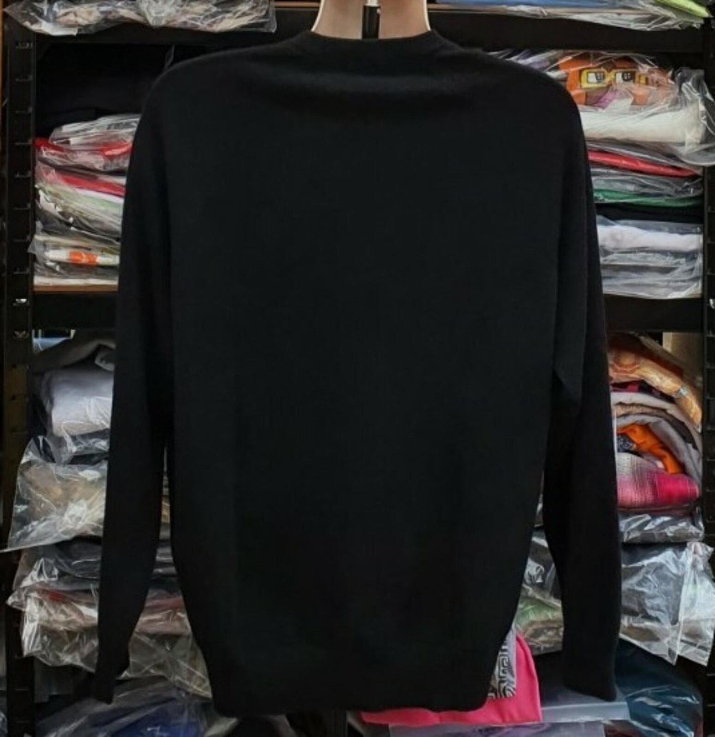 FW18 Supreme Cashmere Sweater Black Size L