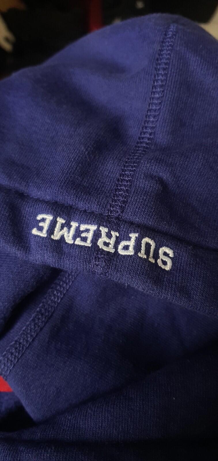 SS20 Supreme S Logo hooded sweatshirt size L Large Royal hoodie Blue