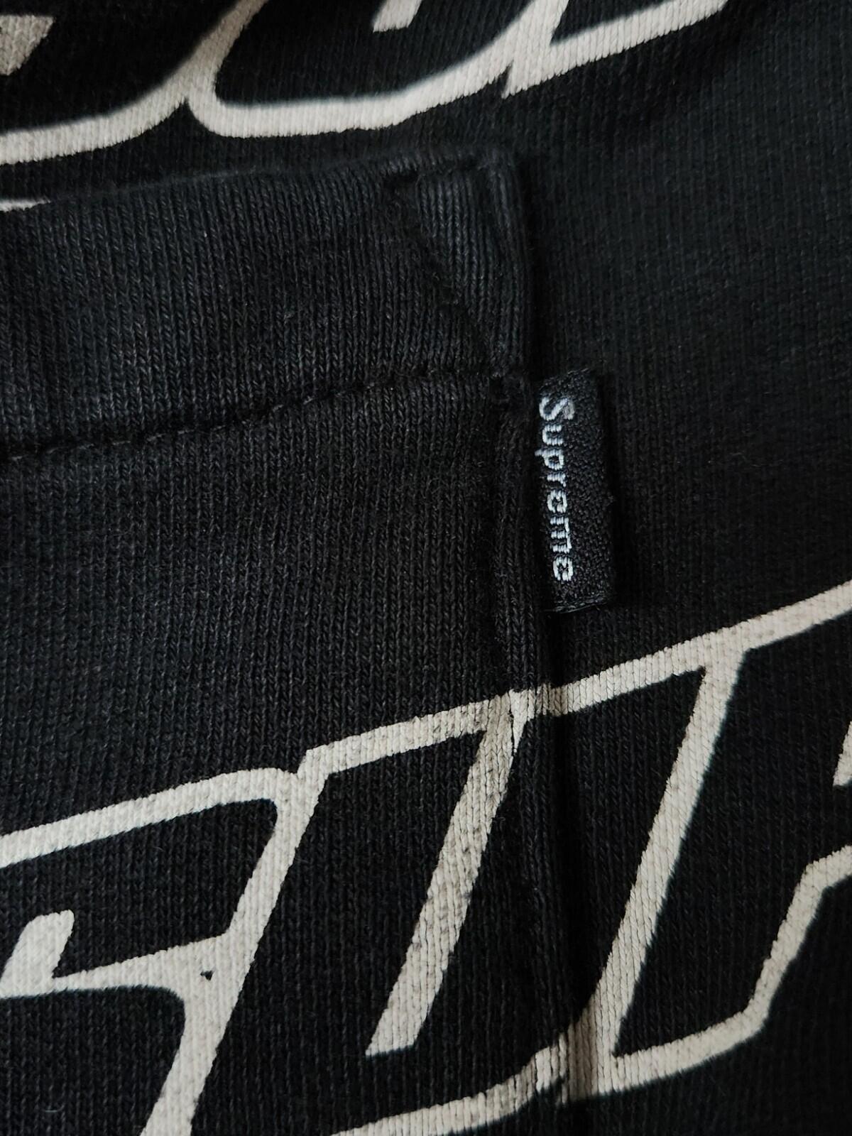 SS18 Supreme Repeat Sweatpant size M medium Black pants Made In Canada