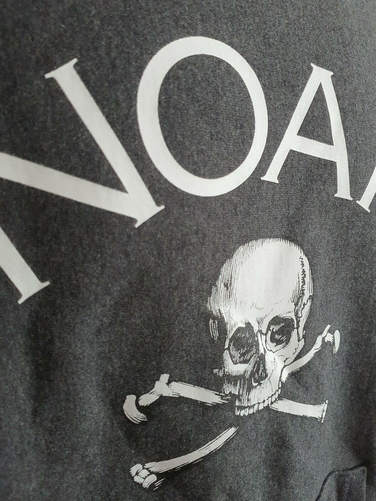 FW19 NOAH Jolly Roger Kapuzenpullover Charcoal Größe S