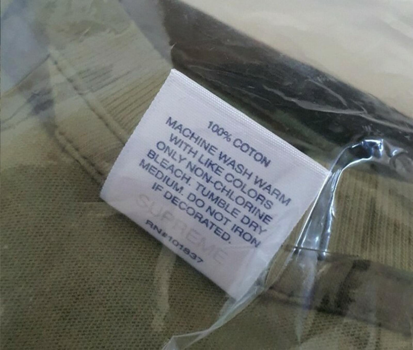 SS20 Supreme Pitbull Tee Woodland Camo Size L