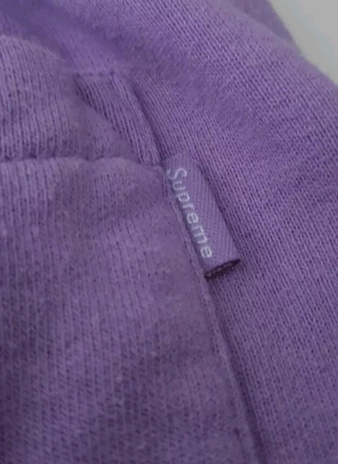 SS18 Supreme Leg Embroidery sweatshort Violet size S small