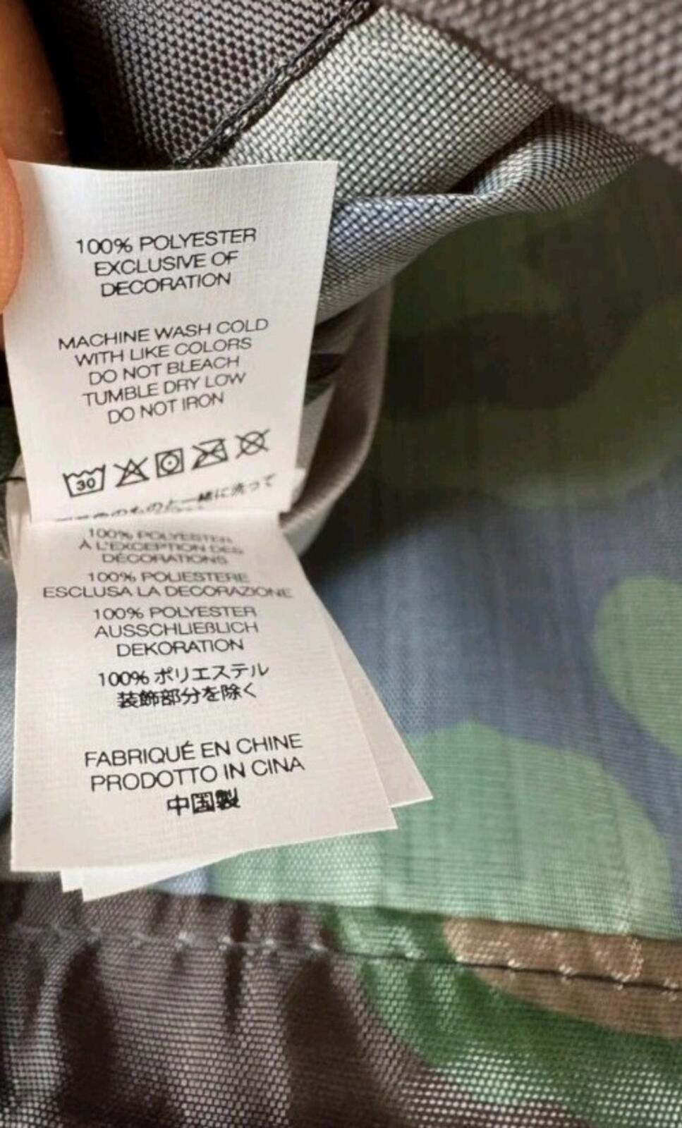 FW25 Supreme Laundry Bag Camo 61 x  91.4cm Polyester Red Box Logo