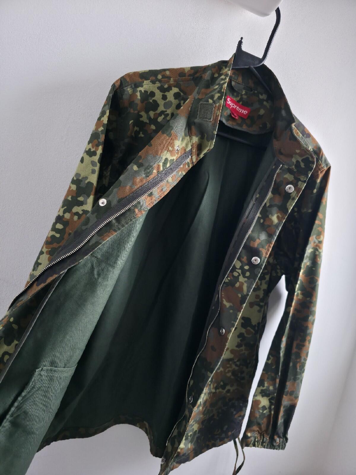2001 Supreme M65 Jacke Deutsches Flecktarn Camo Größe L