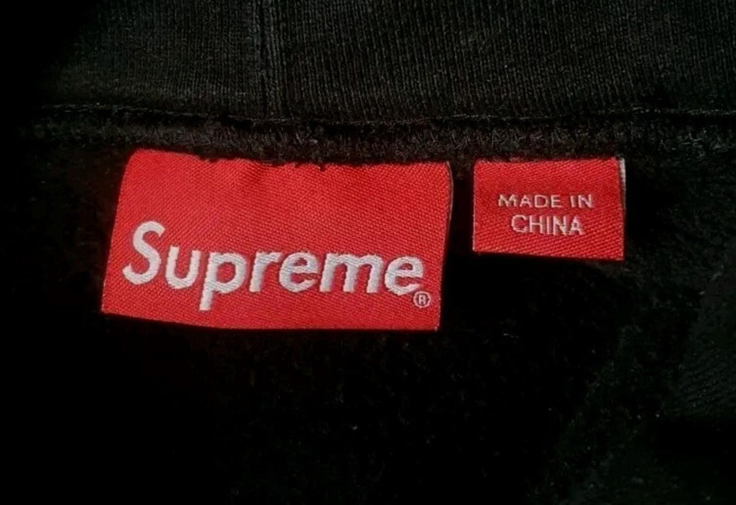 FW22 Supreme Hockey Hooded Sweatshirt Schwarz Größe M